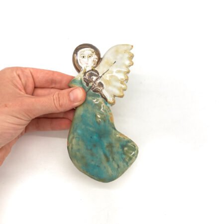 Anioł ceramiczny [średni]