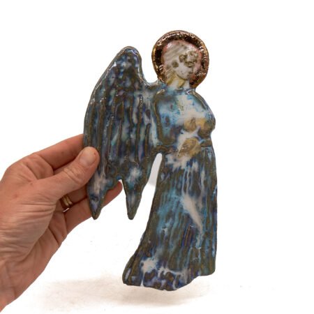 anioł ceramiczny, ręcznie wytwarzana ceramika z Polski