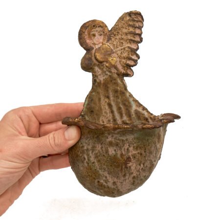 Ceramiczna chrzcielnica do zawieszenia – ręcznie robiona